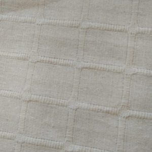 Buldan krem kareli kumaş